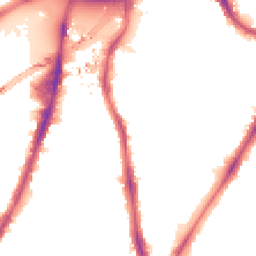 Night-time road noise heatmap for SW8 1UZ