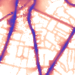 Daytime road noise heatmap for SW8 1XF