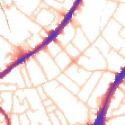 Daytime road noise heatmap for SW8 2SF