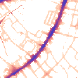 Daytime road noise heatmap for SW8 4XG