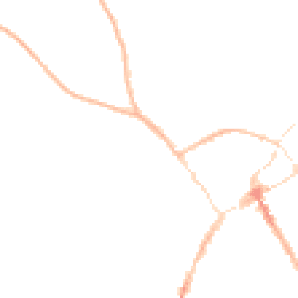 Night-time road noise heatmap for SY11 1BZ