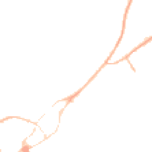 Night-time road noise heatmap for SY11 1HE