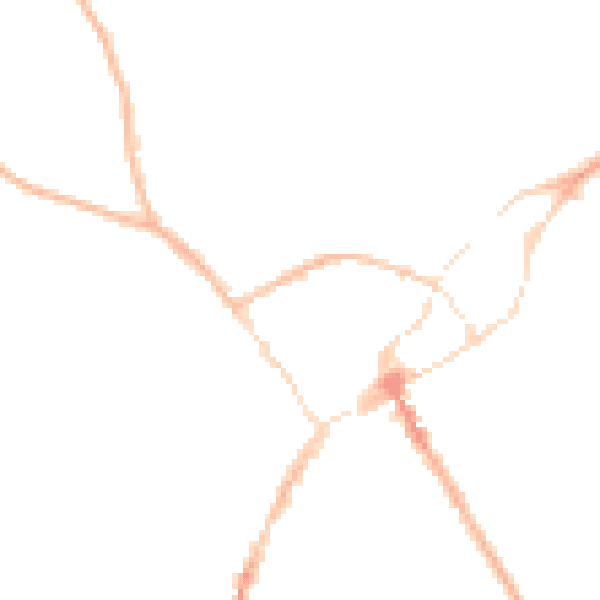 Night-time road noise heatmap for SY11 1LF