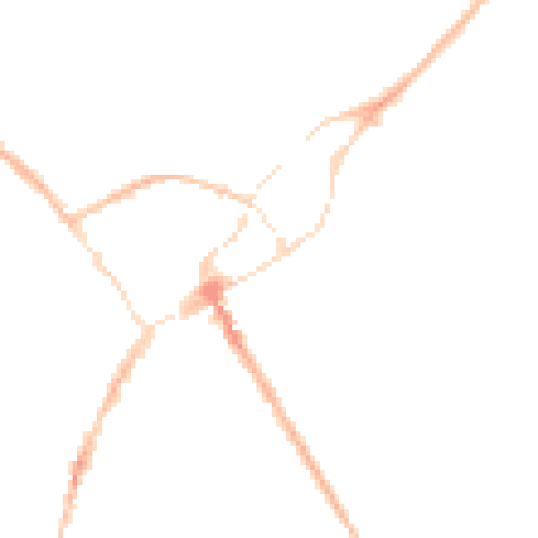 Night-time road noise heatmap for SY11 1RE