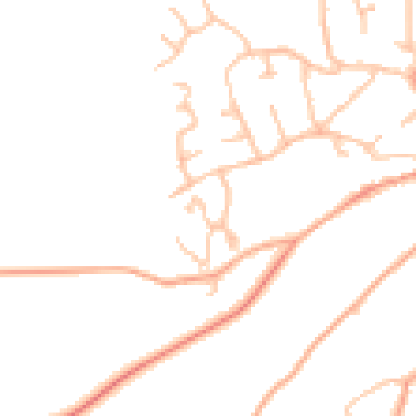 Daytime road noise heatmap for SY11 1TQ