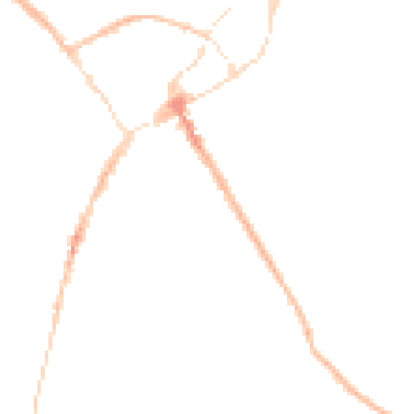 Night-time road noise heatmap for SY11 2ES
