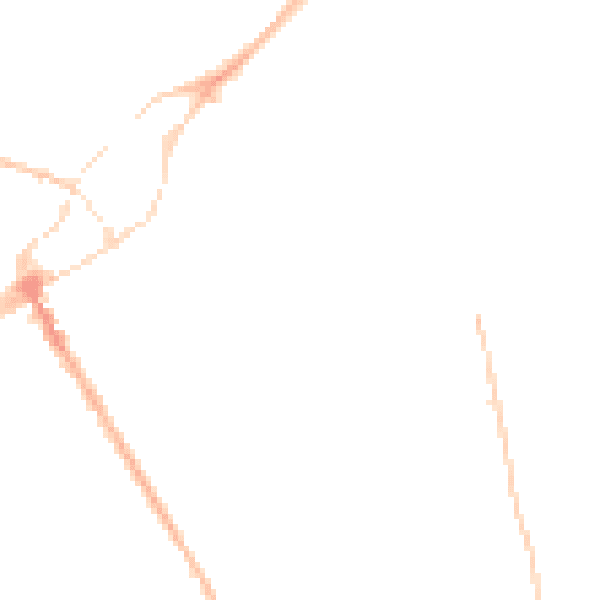 Night-time road noise heatmap for SY11 2JZ