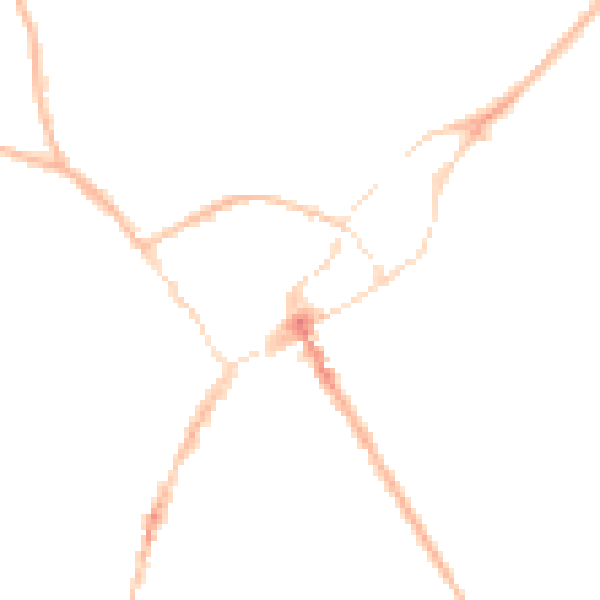 Night-time road noise heatmap for SY11 2NL