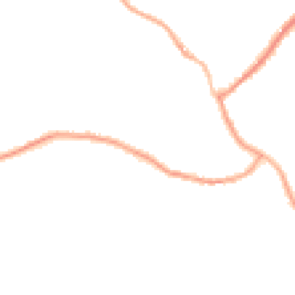 Night-time road noise heatmap for SY11 4BW