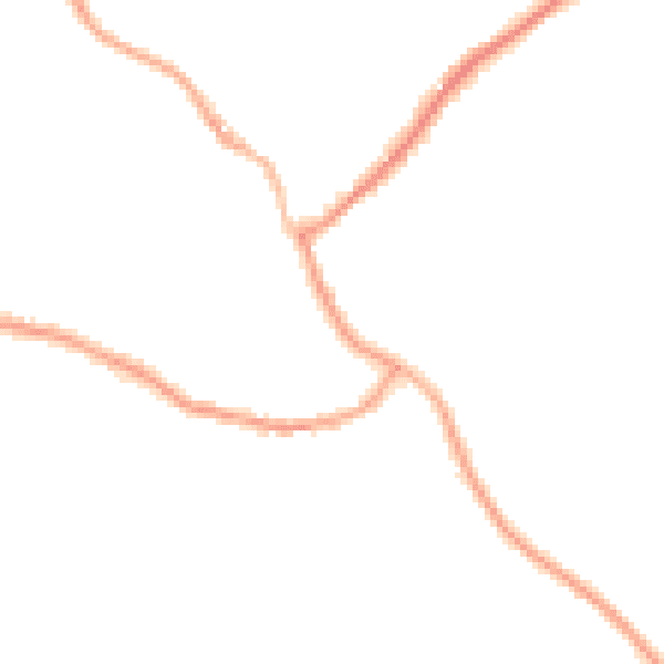 Night-time road noise heatmap for SY11 4DF