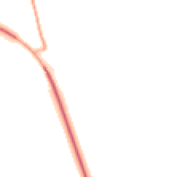 Night-time road noise heatmap for SY11 4EF