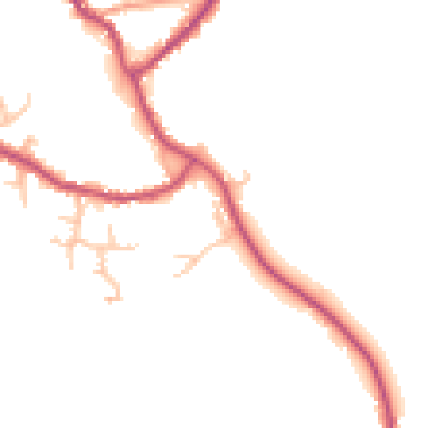 Daytime road noise heatmap for SY11 4FL