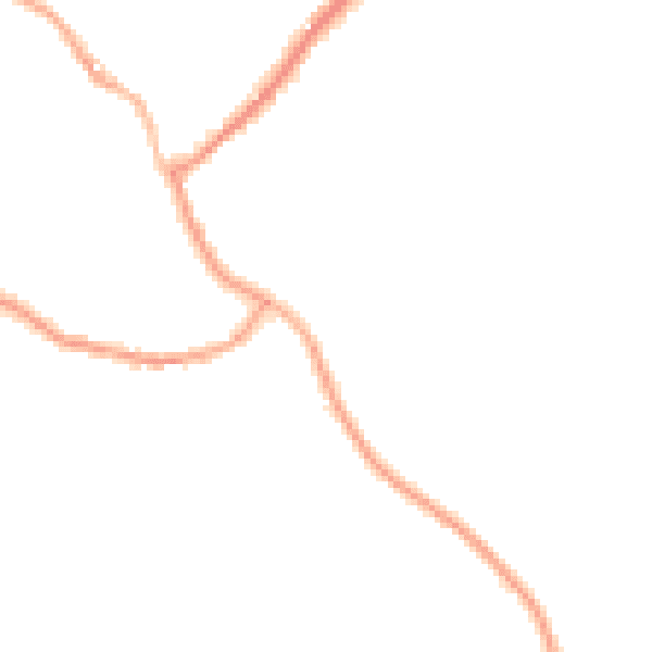 Night-time road noise heatmap for SY11 4PY