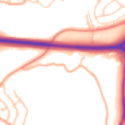 Daytime road noise heatmap for SY3 0AG