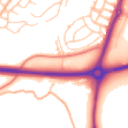 Daytime road noise heatmap for SY3 0AH