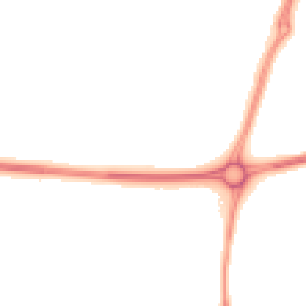 Night-time road noise heatmap for SY3 0AH