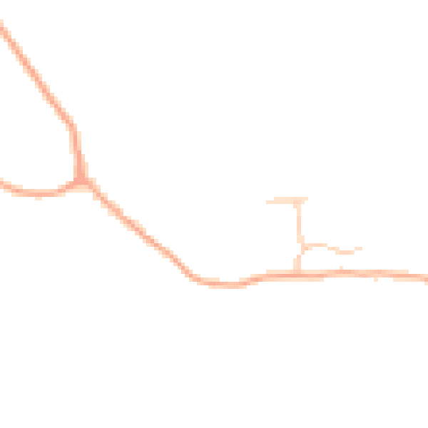 Daytime road noise heatmap for SY3 0BW
