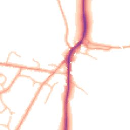 Daytime road noise heatmap for SY3 0DR