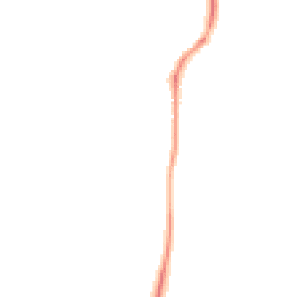 Night-time road noise heatmap for SY3 0EJ