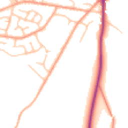 Daytime road noise heatmap for SY3 0HF