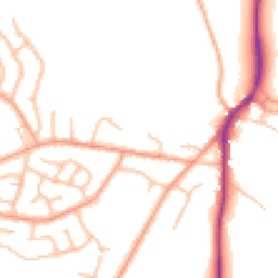 Daytime road noise heatmap for SY3 0LZ