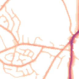 Daytime road noise heatmap for SY3 0ND