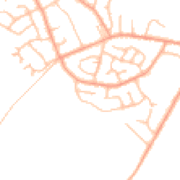 Daytime road noise heatmap for SY3 0PW