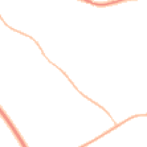 Night-time road noise heatmap for SY3 5HN