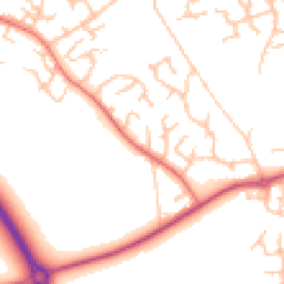Daytime road noise heatmap for SY3 5HS