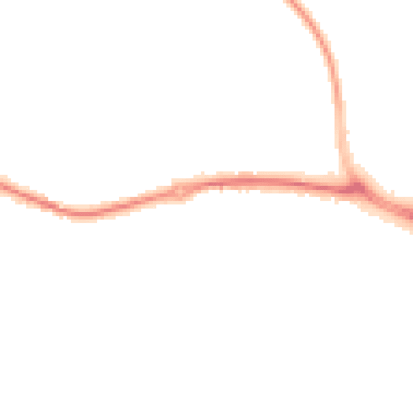 Night-time road noise heatmap for SY3 5PG