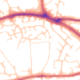 Daytime road noise heatmap for SY3 5PN