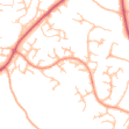 Daytime road noise heatmap for SY3 6BD