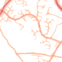 Daytime road noise heatmap for SY3 6DL