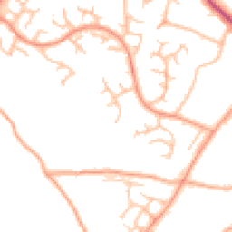 Daytime road noise heatmap for SY3 6DW