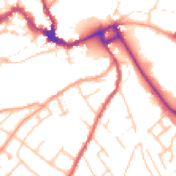 Daytime road noise heatmap for SY3 7DL