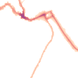 Night-time road noise heatmap for SY3 7DL