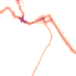 Night-time road noise heatmap for SY3 7DN