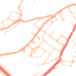 Daytime road noise heatmap for SY3 7HA