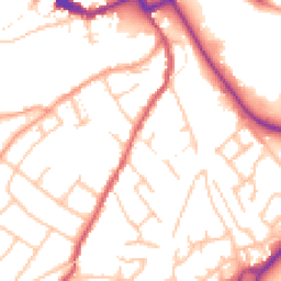Daytime road noise heatmap for SY3 7PG