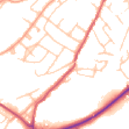 Daytime road noise heatmap for SY3 7RF