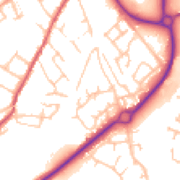 Daytime road noise heatmap for SY3 7TT