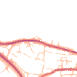 Daytime road noise heatmap for SY3 8EJ