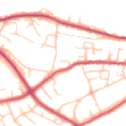 Daytime road noise heatmap for SY3 8FG