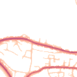 Daytime road noise heatmap for SY3 8PQ