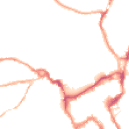 Night-time road noise heatmap for SY3 8QL
