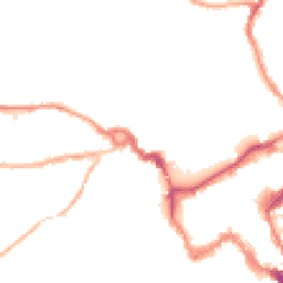 Night-time road noise heatmap for SY3 8RJ