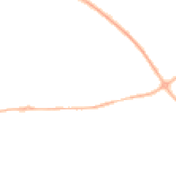 Night-time road noise heatmap for SY3 8UJ