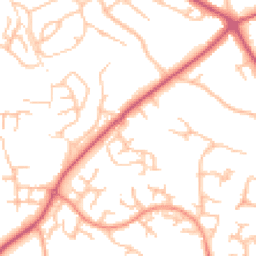 Daytime road noise heatmap for SY3 9BY