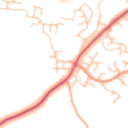 Daytime road noise heatmap for SY3 9FD