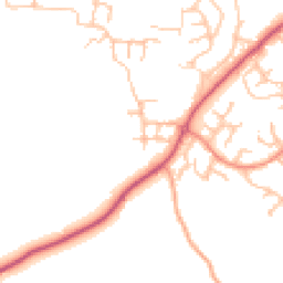 Daytime road noise heatmap for SY3 9FF